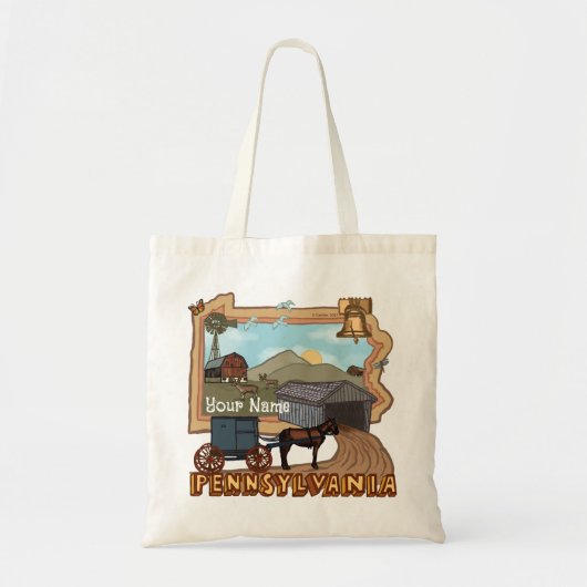 Pennsylvania Tote Bag (Voorkant)