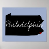 Pennsylvania Town Poster (Voorkant)