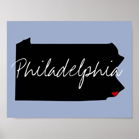 Pennsylvania Town Poster (Voorkant)