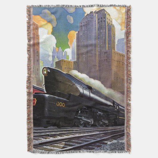 Pennsylvania Train, onbekend Deken (Voorkant Verticaal)