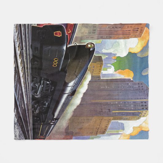 Pennsylvania Train, onbekend Fleece Deken (Voorkant (Horizontaal))