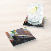 Pennsylvania Train, onbekend Glazen Onderzetter (Schuin)