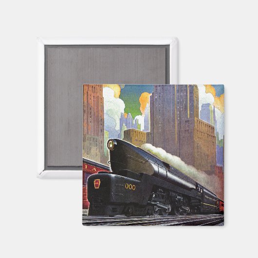 Pennsylvania Train, onbekend Magneet (Voorkant / Achterkant)