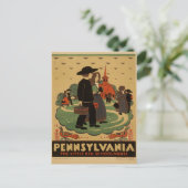 Pennsylvania Travel Briefkaart (Staand voorkant)