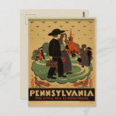 Pennsylvania Travel Briefkaart (Voorkant / Achterkant)
