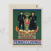 Pennsylvania Travel Briefkaart (Voorkant / Achterkant)