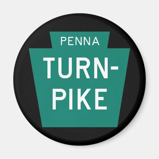 Pennsylvania Turnpike Magneet (Voorkant)