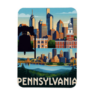 Pennsylvania USA Historische Steden Appalachian Re Magneet