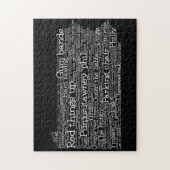 Pennsylvania USA Slang Word Art Map Jigzaag Puzzle Legpuzzel (Verticaal)