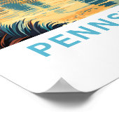 Pennsylvania Verenigde Staten Travel Print (Hoek)