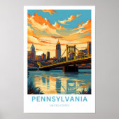 Pennsylvania Verenigde Staten Travel Print (Voorkant)
