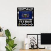 Pennsylvania Veteran poster (Thuiskantoor)