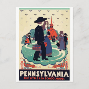 Pennsylvania vintage briefkaart USA