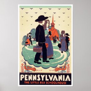 Pennsylvania Vintage Poster