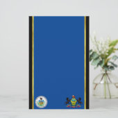 Pennsylvania vlag briefpapier (Staand voorkant)