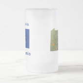 Pennsylvania Vlag Kaart Stad Mok (Center)