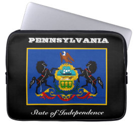 Pennsylvania Vlag Laptop Sleeve