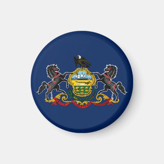 Pennsylvania-vlag Magneet (Voorkant)