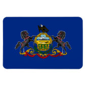 Pennsylvania vlag magneet (Horizontaal)