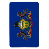 Pennsylvania vlag magneet (Verticaal)