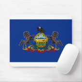 Pennsylvania vlag muismat (Met muis)