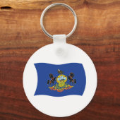 Pennsylvania Vlag Sleutelhanger (Voorkant)