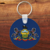 Pennsylvania-vlag Sleutelhanger (Achterkant)
