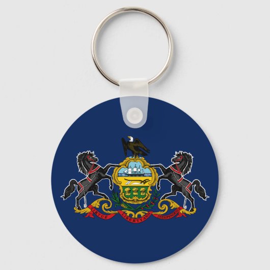 Pennsylvania-vlag Sleutelhanger (Achterkant)