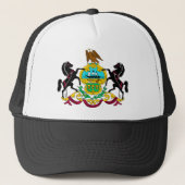 Pennsylvania Vlag Thema 00 Trucker Pet (Voorkant)