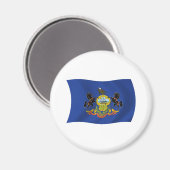 Pennsylvania Vlagmagneet Magneet (Voorkant / Achterkant)