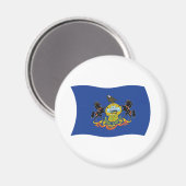 Pennsylvania Vlagmagneet Magneet (Voorkant / Achterkant)