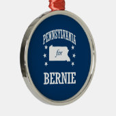 PENNSYLVANIA VOOR BERNIE SANDERS METALEN ORNAMENT (Rechts)