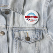 PENNSYLVANIA voor Obama Ronde Button 5,7 Cm (In situ)