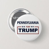 Pennsylvania voor Trump Ronde Button 5,7 Cm (Voorkant /achterkant)