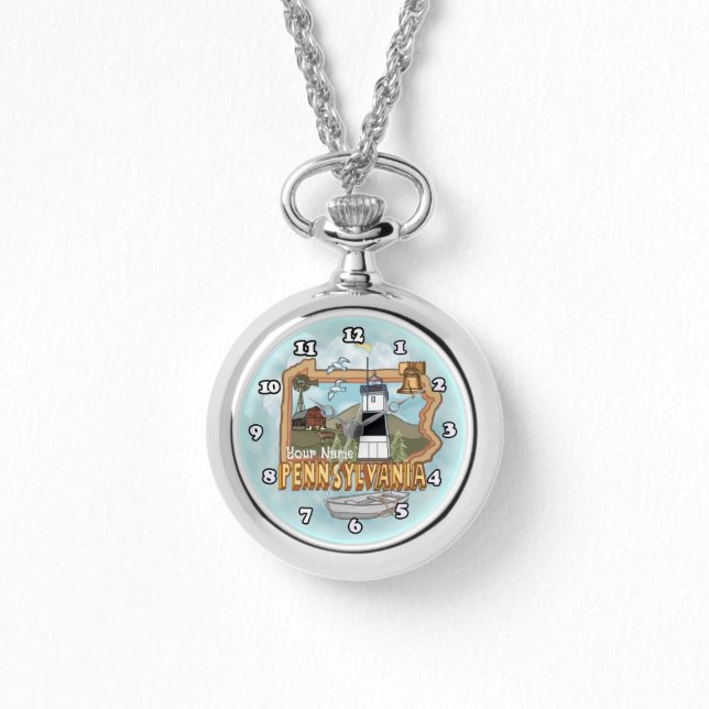 Pennsylvania Vuurtoren  Horloge (Voorkant)