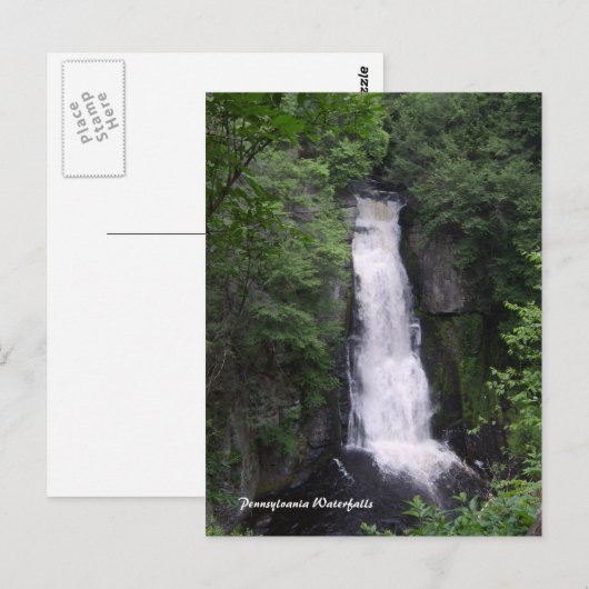 Pennsylvania Waterfalls Briefkaart (Voorkant / Achterkant)