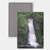 Pennsylvania Watervallen Rechthoek Magneet (Voorkant / Achterkant)