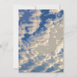 Pennsylvania wenskaart voor wolkenvorming bedankkaart
