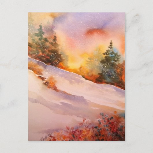 Pennsylvania Winter Sunrise Briefkaart (Voorkant)