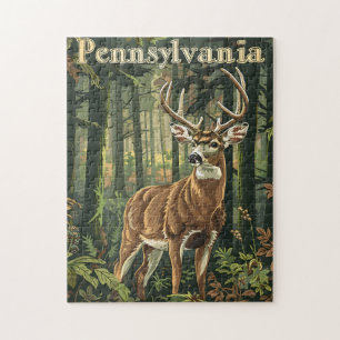 Pennsylvania witstaarthert legpuzzel