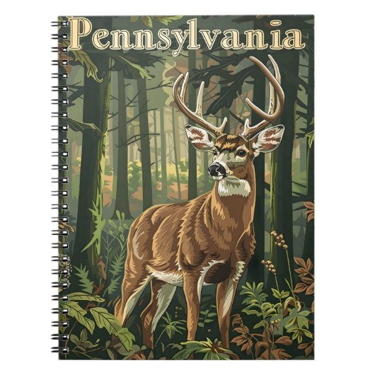 Pennsylvania witstaarthert notitieboek (Voorkant)