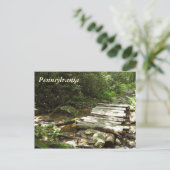 Pennsylvania Wooden Bridge Briefkaart (Staand voorkant)