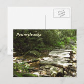 Pennsylvania Wooden Bridge Briefkaart (Voorkant / Achterkant)