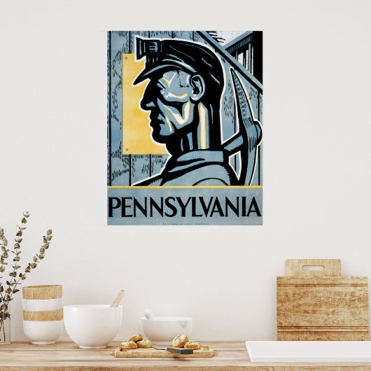 Pennsylvania WPA Poster (Keuken)