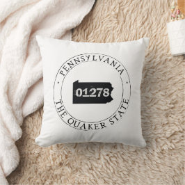 Pennsylvania Zip Code Pillow Kussen