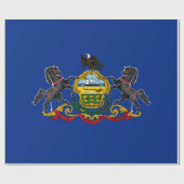 Pennsylvaniaanse vlag cadeaupapier (Vlak)