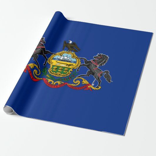 Pennsylvaniaanse vlag cadeaupapier (Uitgerold)