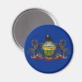 Pennsylvaniaanse vlag magneet (Voorkant / Achterkant)