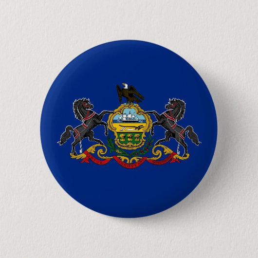 Pennsylvaniaanse vlag ronde button 5,7 cm (Voorkant)