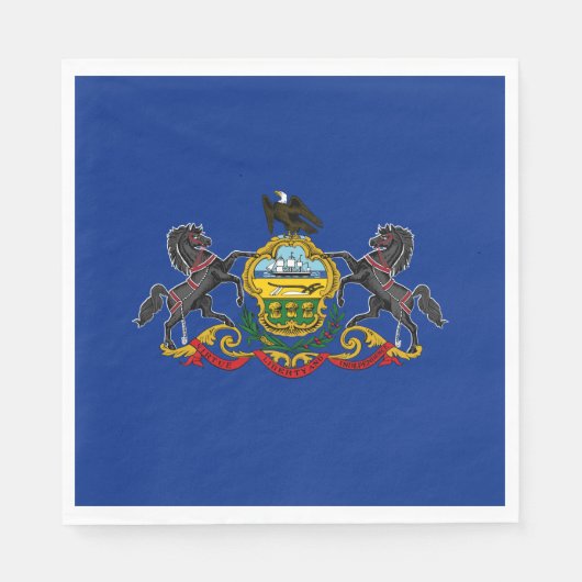 Pennsylvaniaanse vlag servet (Voorkant)